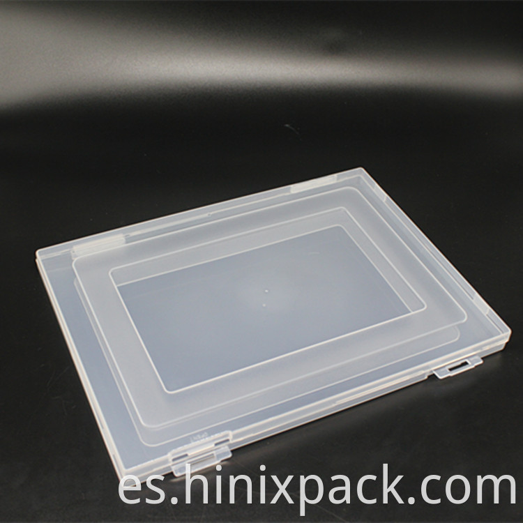 A4 Document Tray Hard Cover Plastic File Case